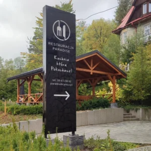 Kasetony świetlne LED – Grafion Reklamy, Nowy Sącz – nowoczesna reklama podświetlana Kaseton świetlny LED z podświetleniem energooszczędnym – realizacja Grafion Reklamy z Nowego Sącza